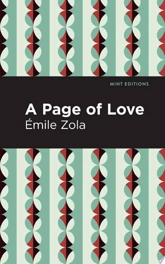 A Page of Love by Émile Zola book cover