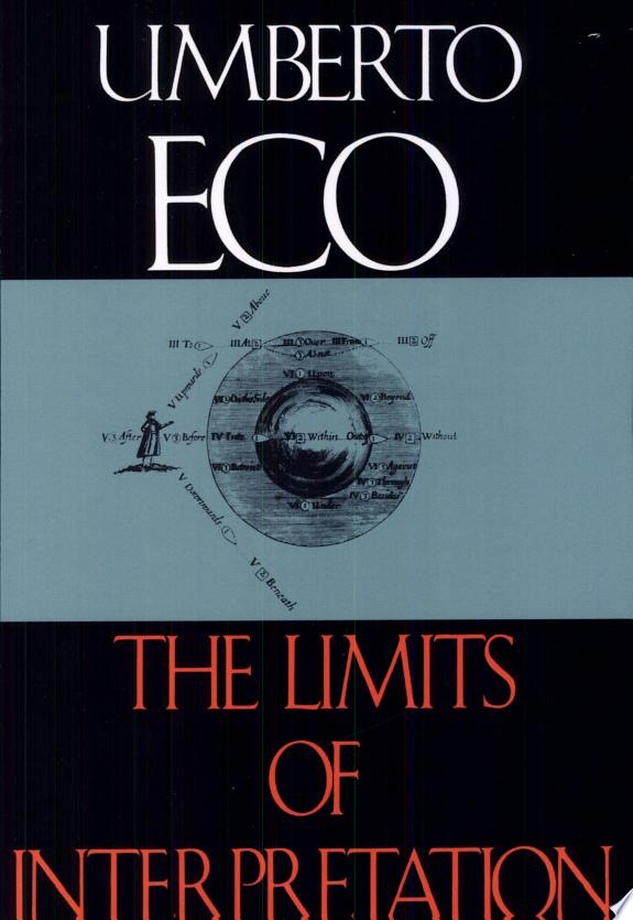 The Limits of Interpretation by Umberto Eco book cover