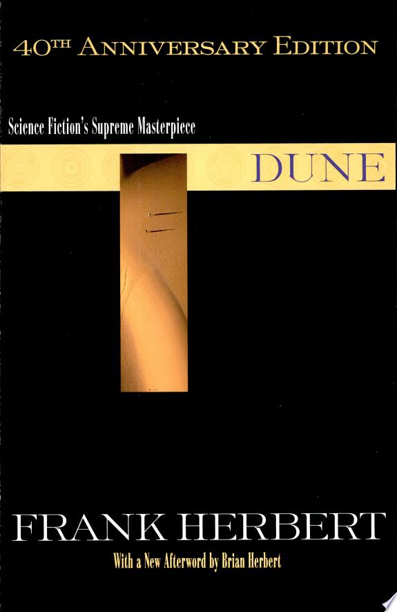 Dune by Frank Herbert book cover