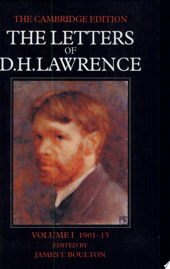The Letters of D. H. Lawrence by D. H. Lawrence book cover