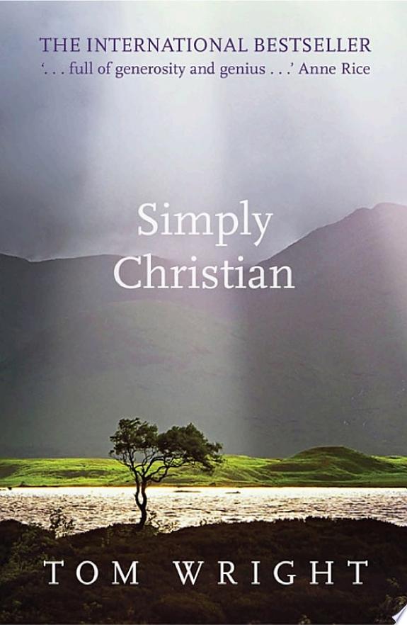 Simply Christian by Tom Wright book cover