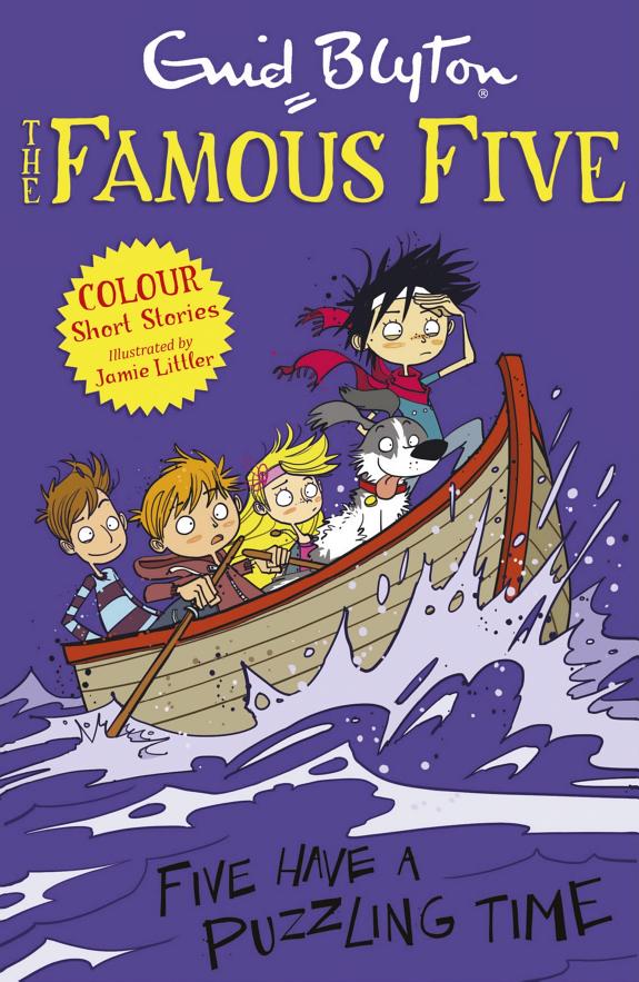 Famous Five Colour Short Stories: Five Have a Puzzling Time by Enid Blyton book cover