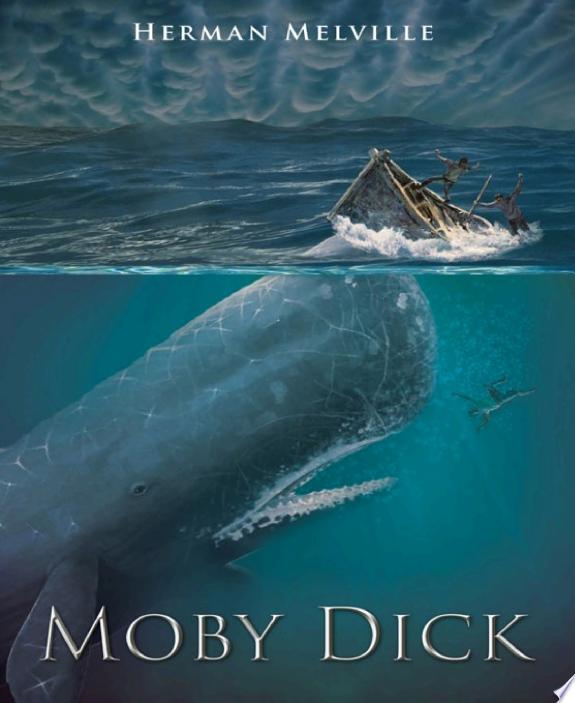 Moby Dick by Herman Melville book cover