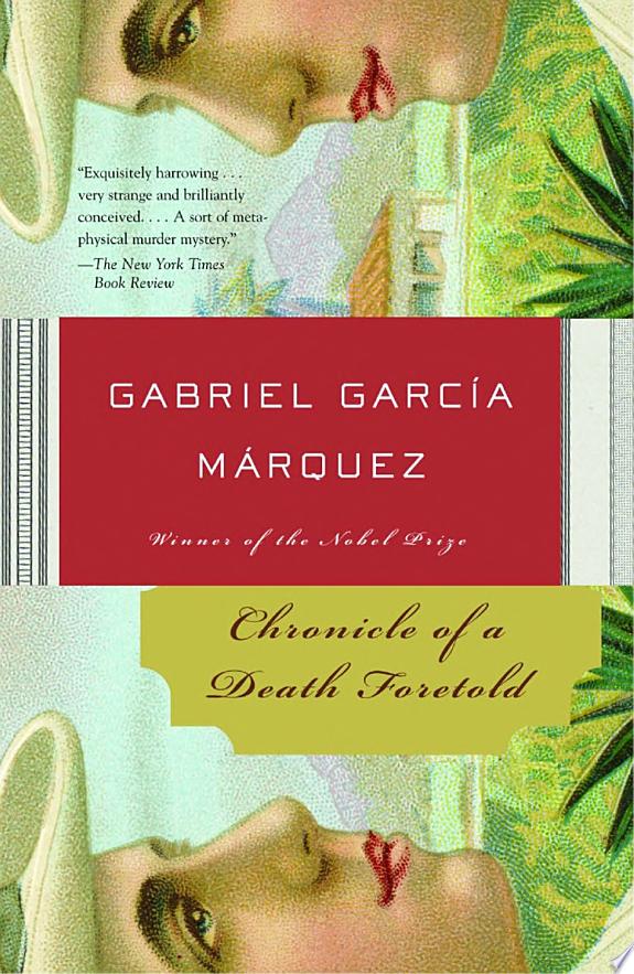 Chronicle of a Death Foretold by Gabriel García Márquez book cover