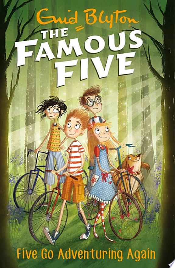 Five Go Adventuring Again by Enid Blyton book cover