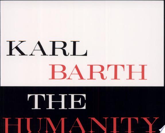 The Humanity of God by Karl Barth book cover