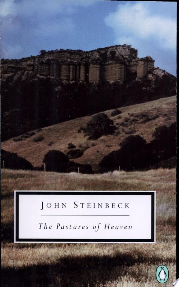 The Pastures of Heaven by John Steinbeck book cover