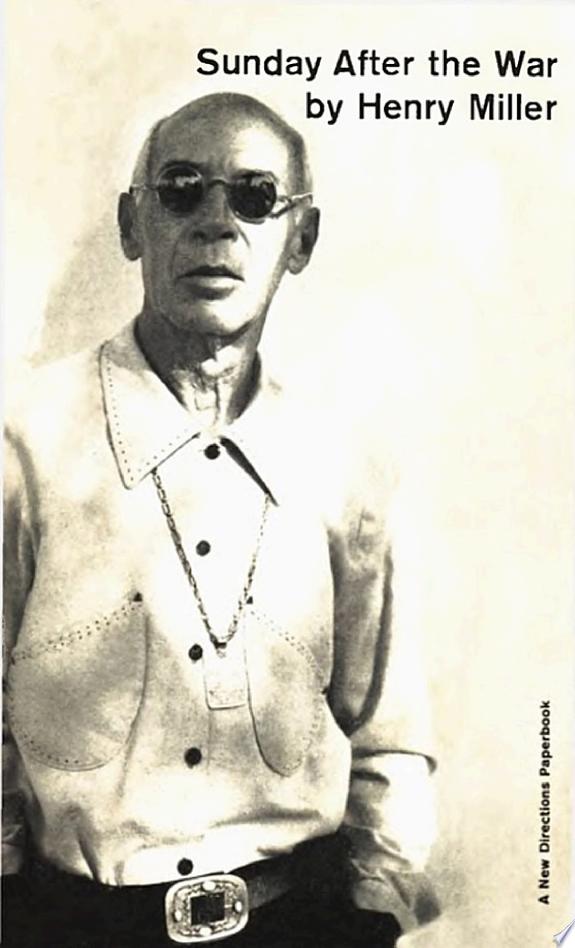 Sunday After the War by Henry Miller book cover