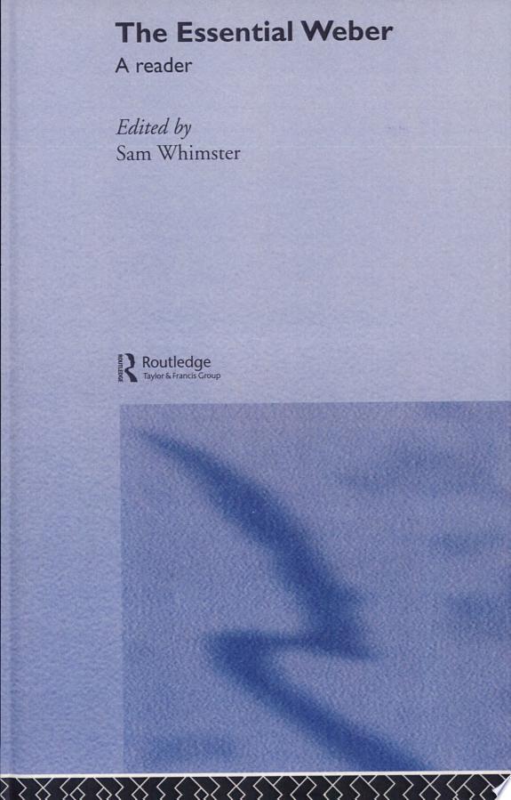 The Essential Weber by Max Weber book cover