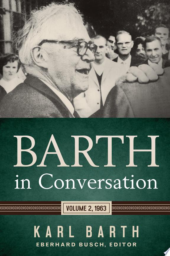 Barth in Conversation by Karl Barth book cover