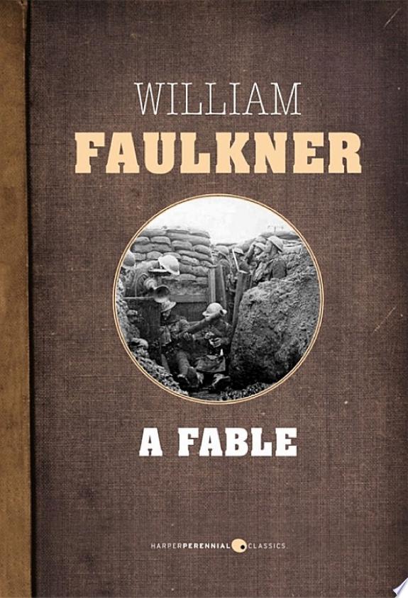 A Fable by William Faulkner book cover