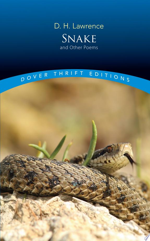 Snake and Other Poems by D.H. Lawrence book cover