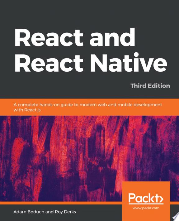 React and React Native by Adam Boduch book cover