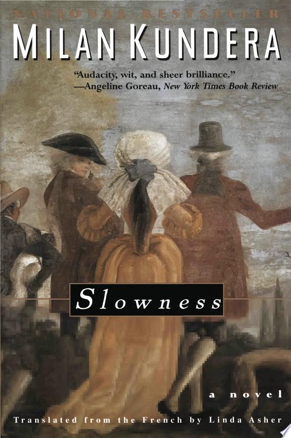 Slowness by Milan Kundera book cover