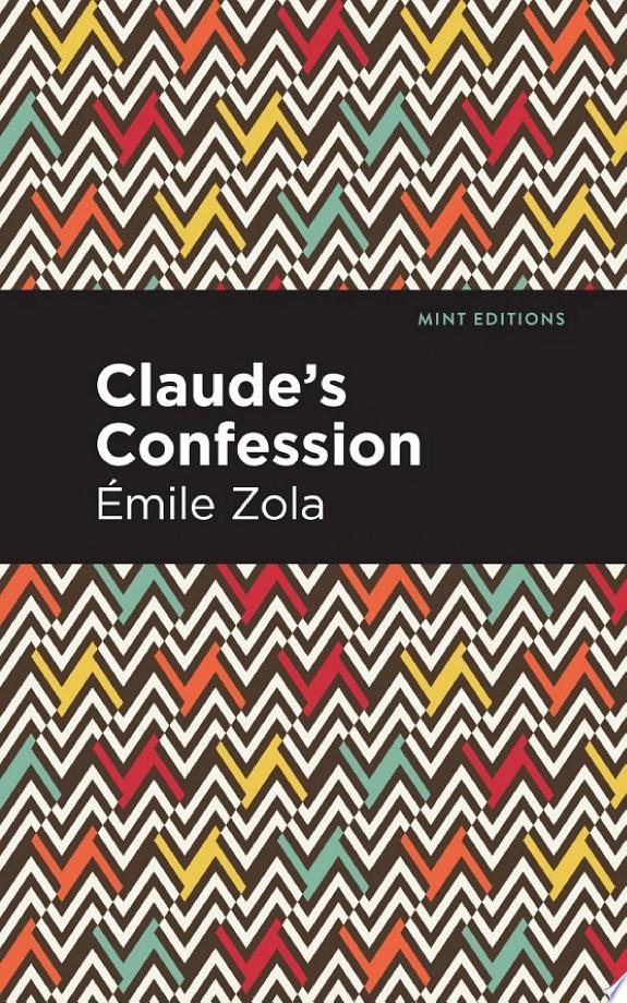 Claude's Confession by Émile Zola book cover