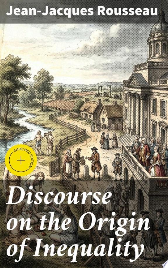 Discourse on the Origin of Inequality by Jean-Jacques Rousseau book cover