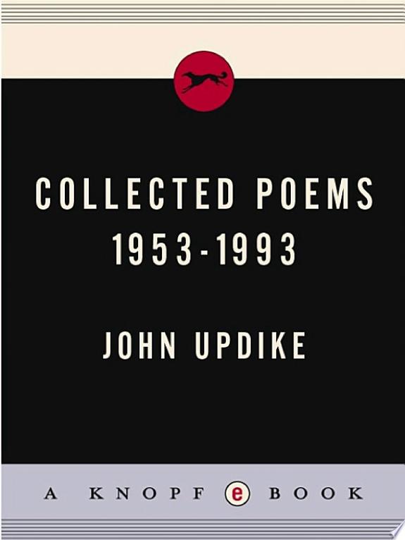 Collected Poems of John Updike, 1953-1993 by John Updike book cover