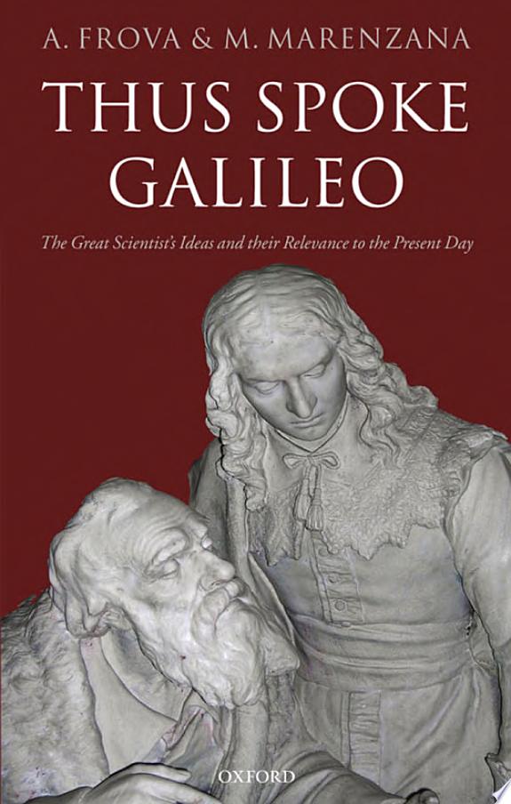 Thus Spoke Galileo by Andrea Frova book cover