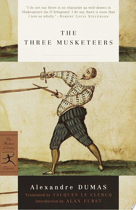 The Three Musketeers by Alexandre Dumas book cover