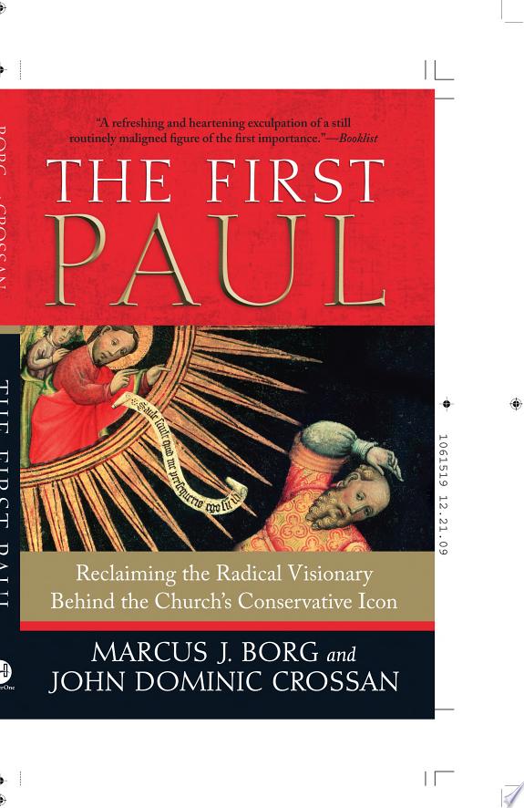 The First Paul by Marcus J. Borg book cover