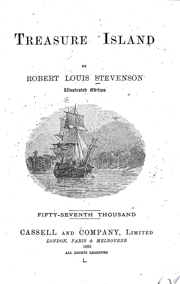 Treasure Island by Robert Louis Stevenson book cover