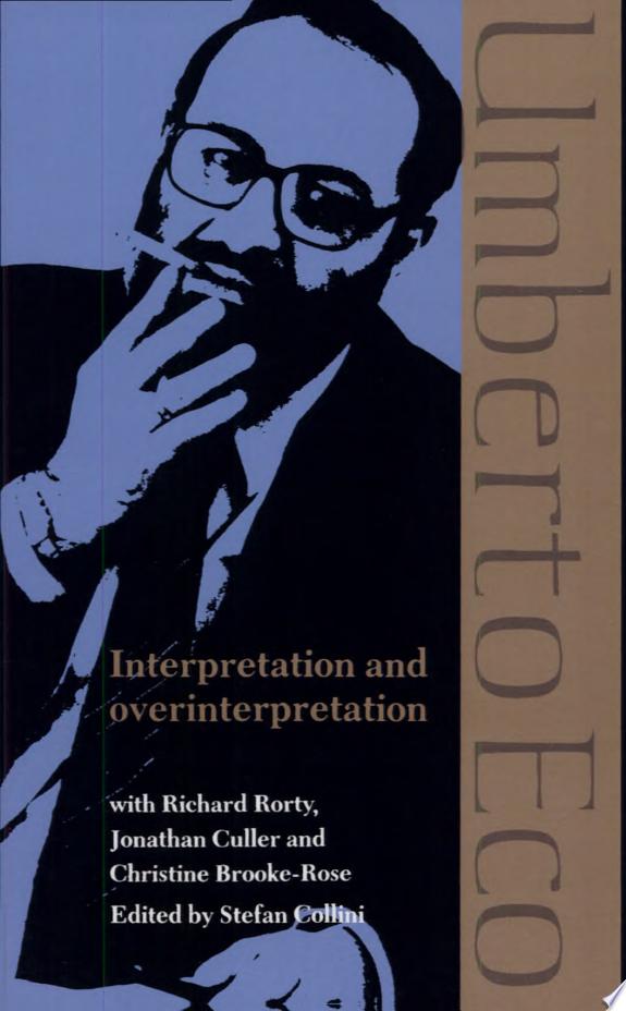 Interpretation and Overinterpretation by Umberto Eco book cover