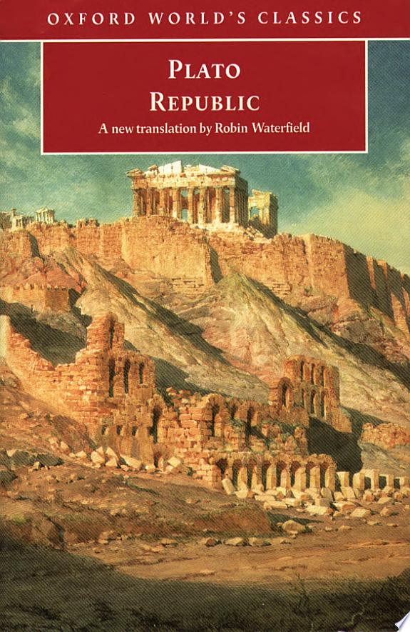 Republic by Plato book cover