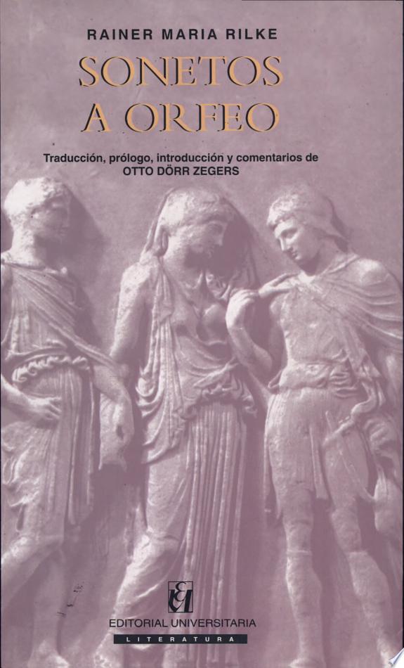 Sonetos a Orfeo by Rainer Maria Rilke book cover
