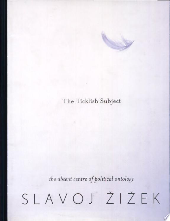 The Ticklish Subject by Slavoj Žižek book cover