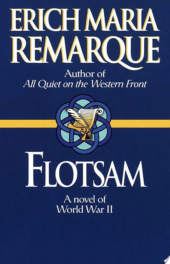 Flotsam by Erich Maria Remarque book cover