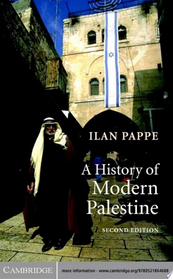 A History of Modern Palestine by Ilan Pappe book cover