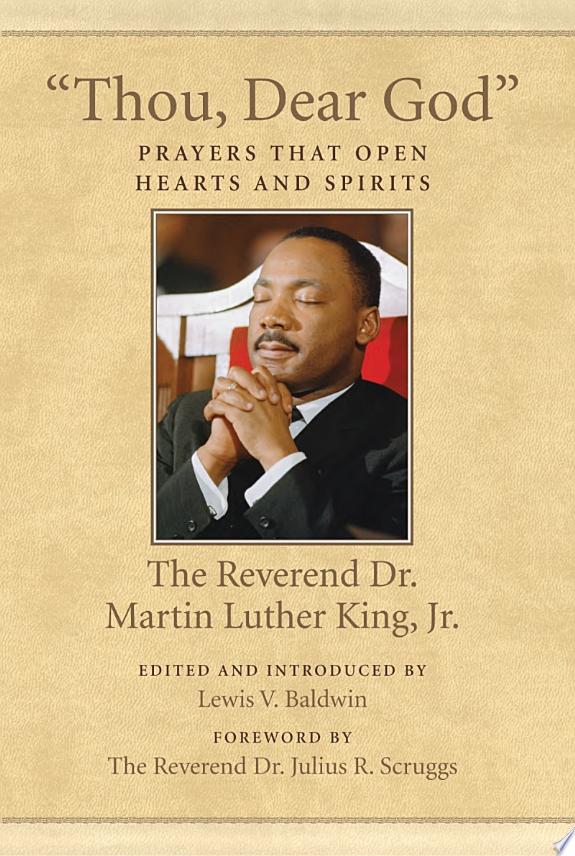 "Thou, Dear God" by Martin Luther King (Jr.) book cover