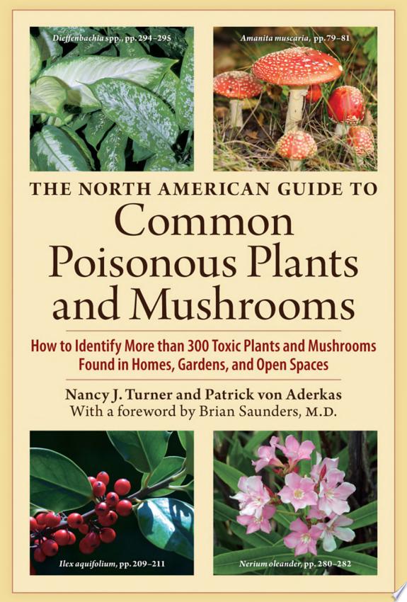 The North American Guide to Common Poisonous Plants and Mushrooms by Nancy J. Turner book cover