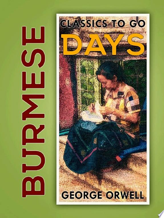 Burmese Days by George Orwell book cover