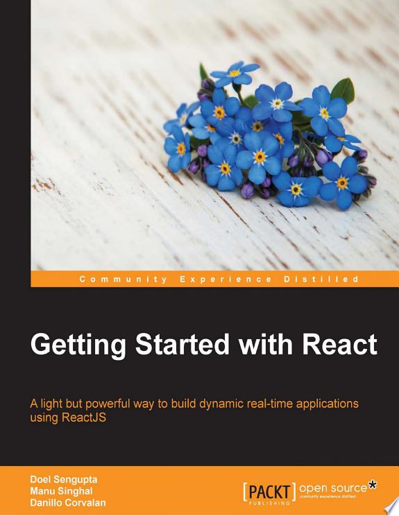 Getting Started with React by Manu Singhal book cover