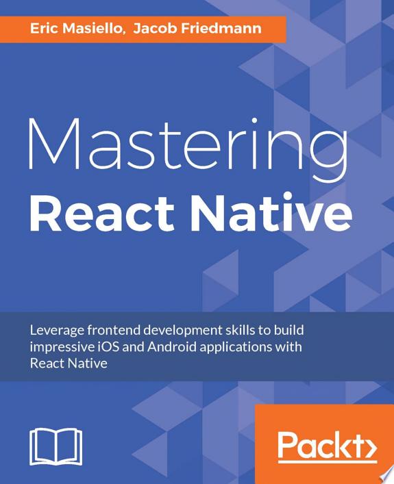 Mastering React Native by Jacob Friedmann book cover