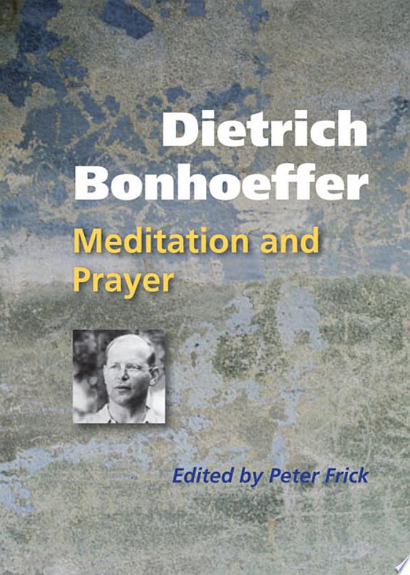 Dietrich Bonhoeffer by Dietrich Bonhoeffer book cover