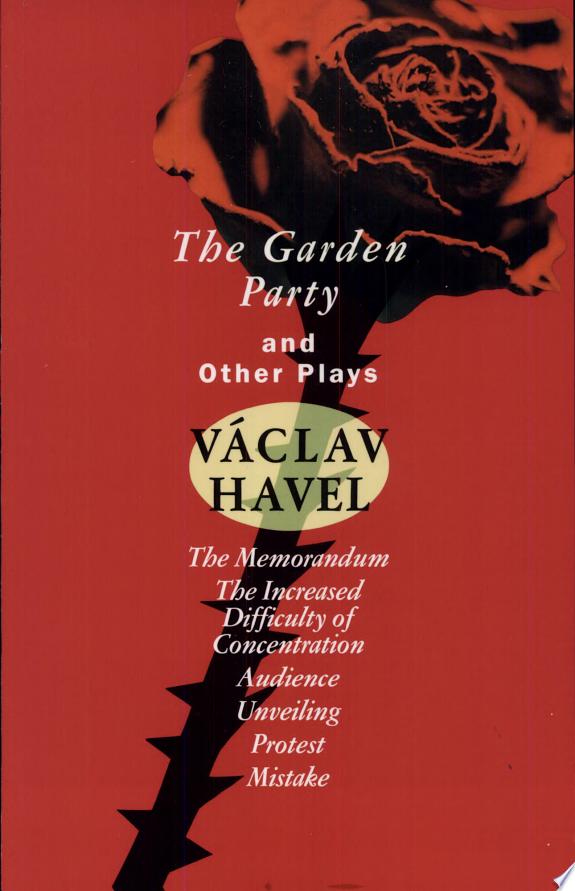 The Garden Party and Other Plays by Václav Havel book cover