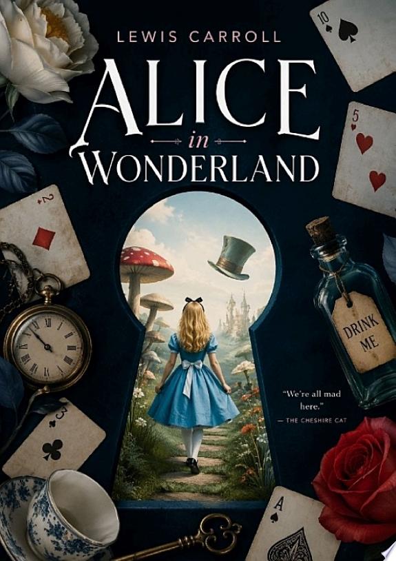 Alice in Wonderland by Lewis Carroll book cover