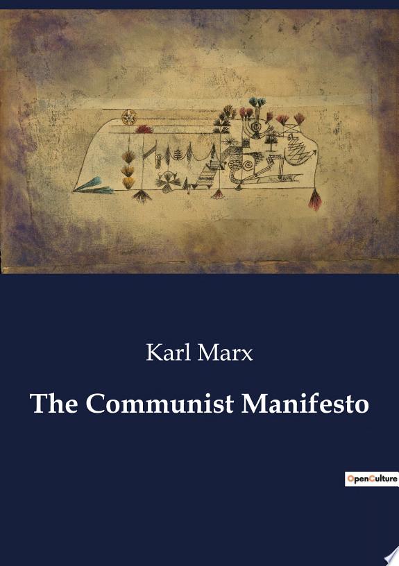 The Communist Manifesto by Karl Marx book cover