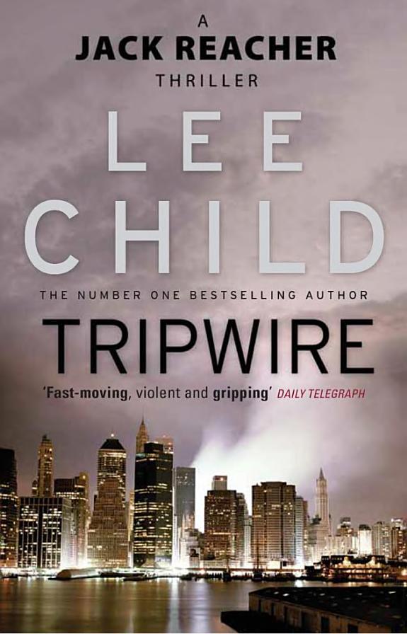 Tripwire by Lee Child book cover