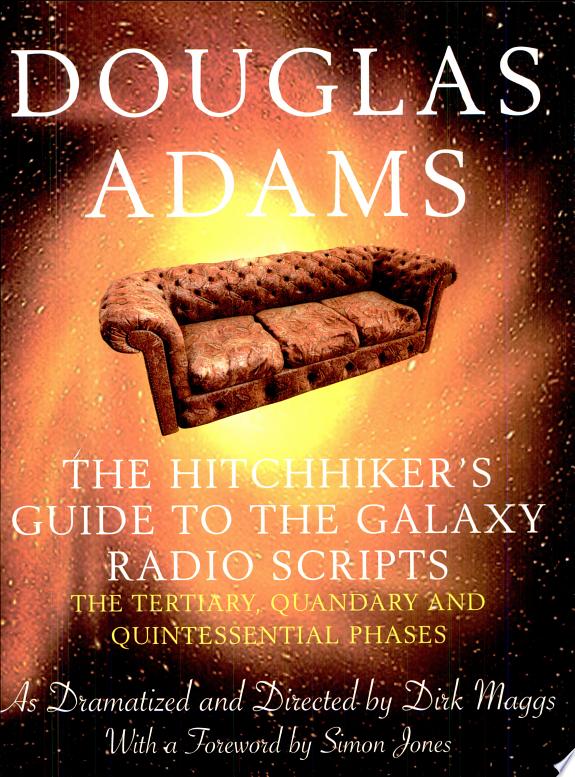 The Hitchhiker's Guide to the Galaxy Radio Scripts Volume 2 by Douglas Adams book cover