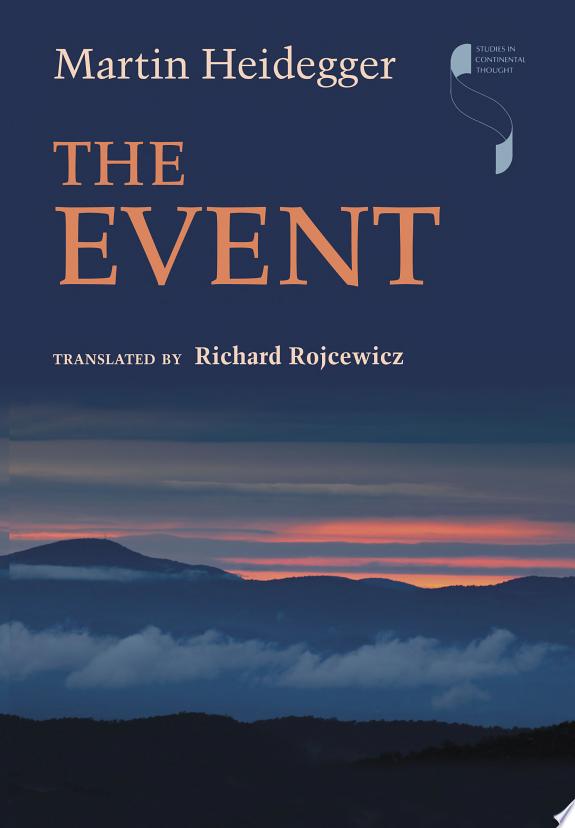 The Event by Martin Heidegger book cover