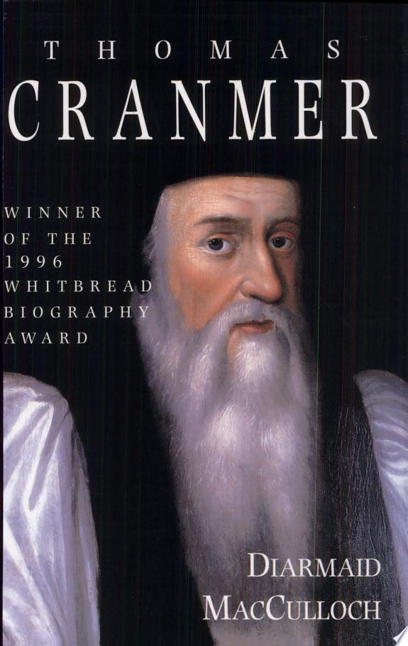 Thomas Cranmer by Diarmaid MacCulloch book cover