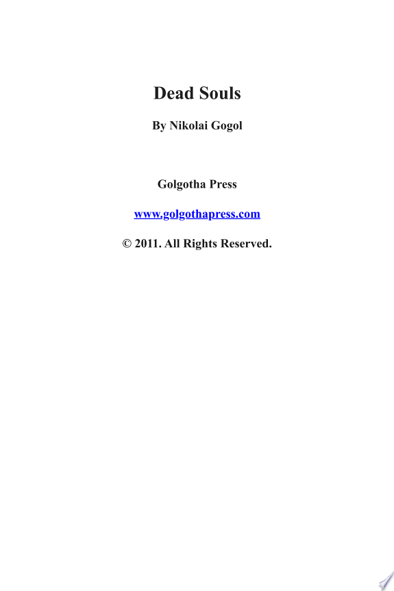 Dead Souls (Annotated with Biography) by Nikolai Gogol book cover