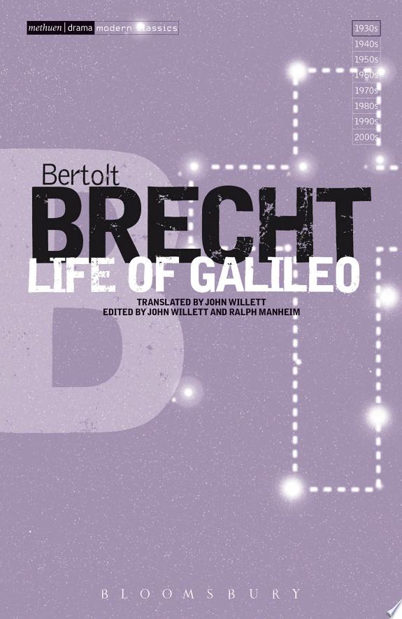 Life Of Galileo by Bertolt Brecht book cover