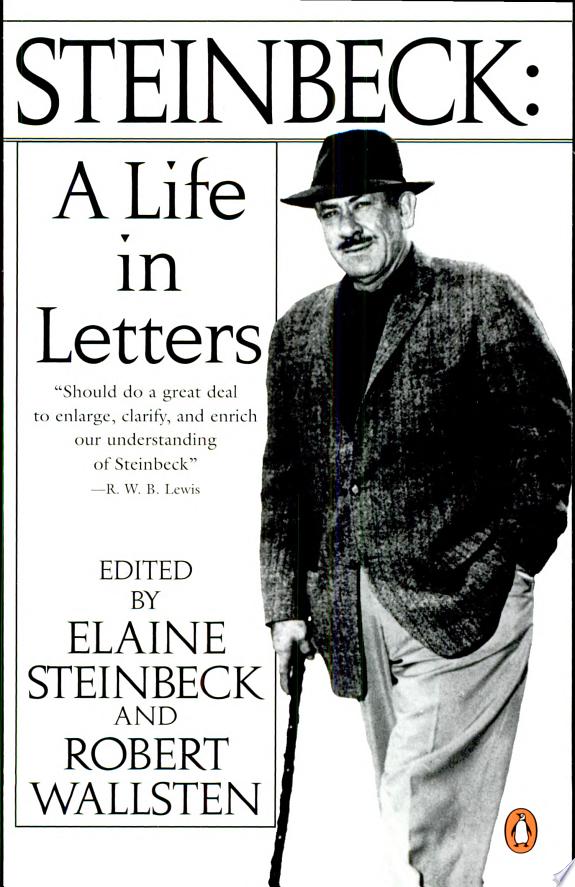 Steinbeck by John Steinbeck book cover