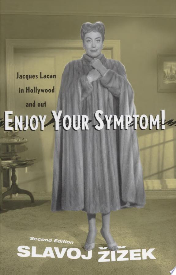 Enjoy Your Symptom! by Slavoj Žižek book cover