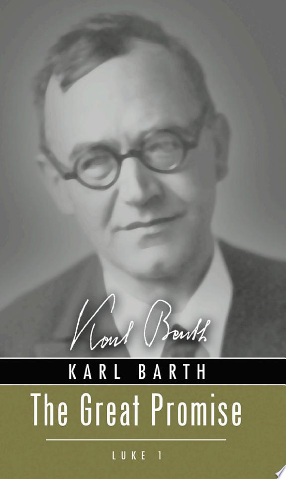 The Great Promise: Luke 1 by Karl Barth book cover