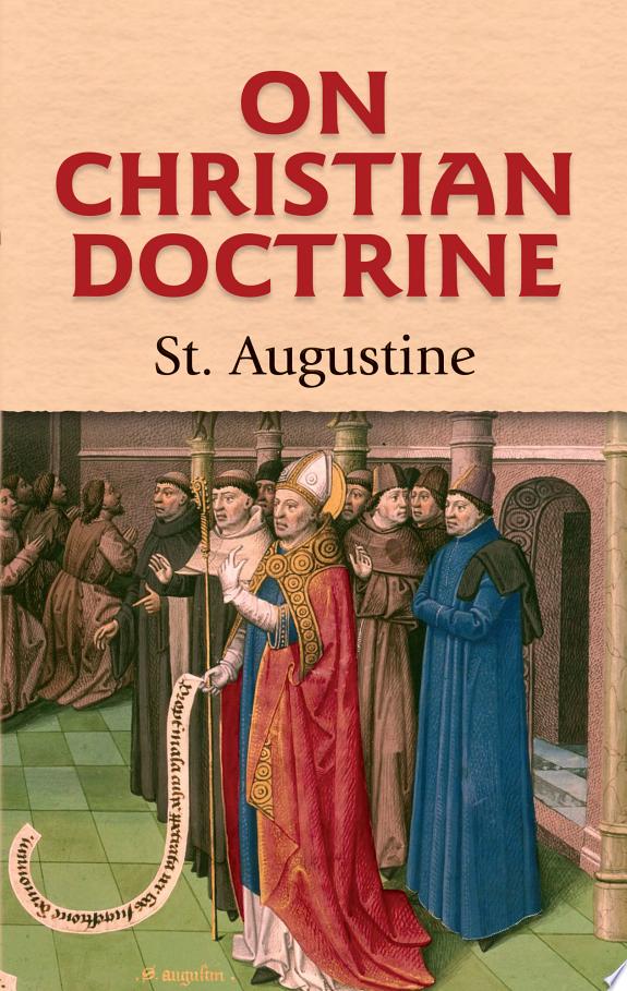 On Christian Doctrine by St. Augustine book cover